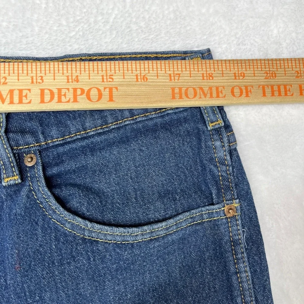 Levi's Western Fit Jeans‎ Men's Blue Denim Straight Leg Classic Zip Fly - 36X33